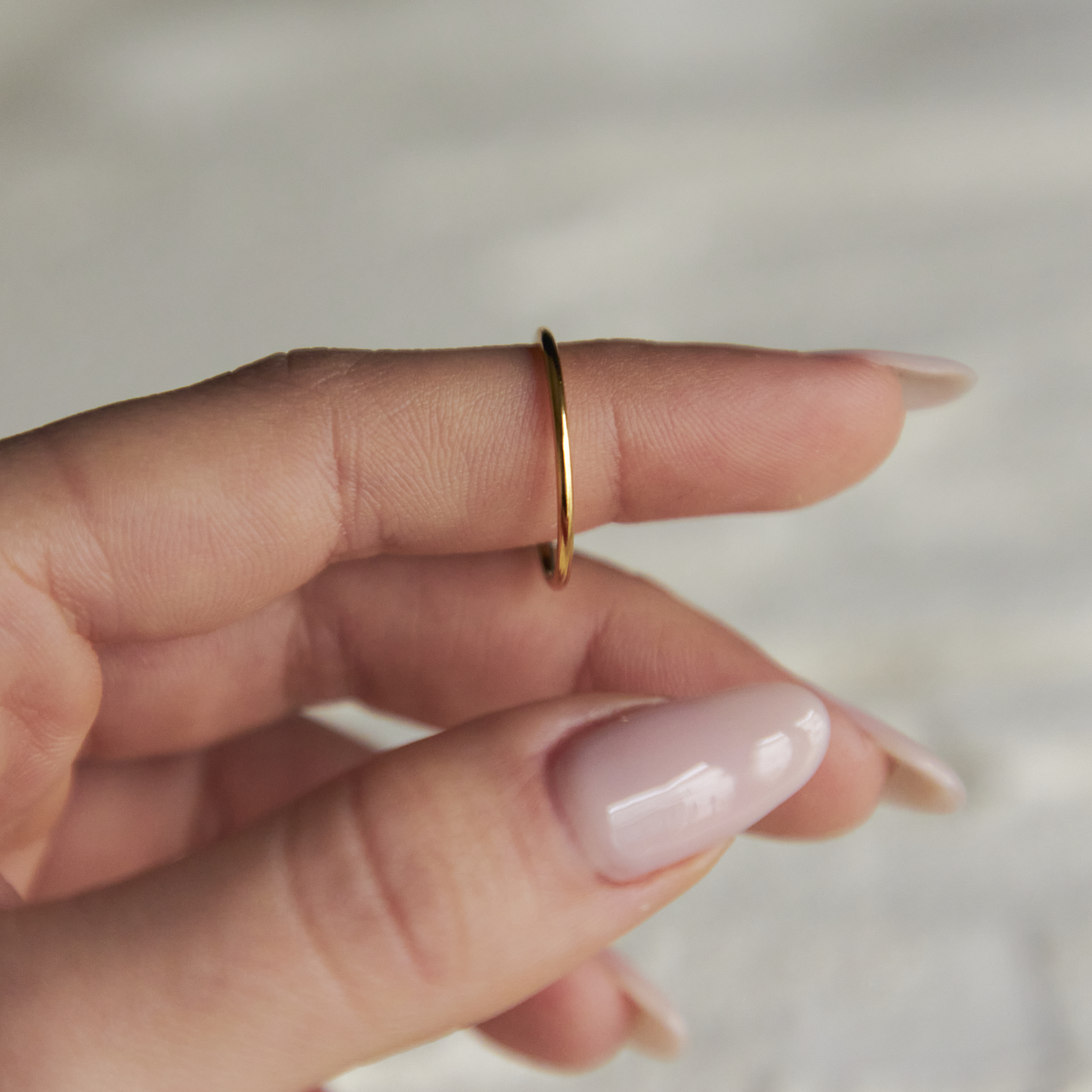 Anillo Jara de plata de ley 925 con baño en oro de 18k - 3